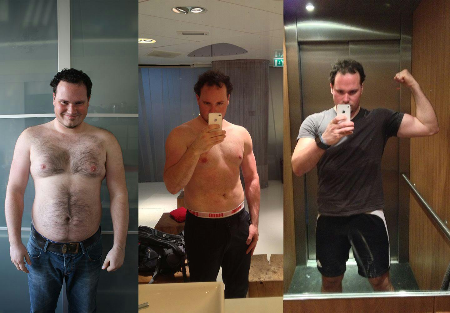 Left: 2012 at ~25% fat. Right 2013 at ~15% fat. Left: 2012 at ~25% fat. Right 2013 at ~15% fat.